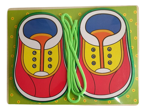 Juego Didactico Aprendisaje  Amarra Zapatos Para Niños