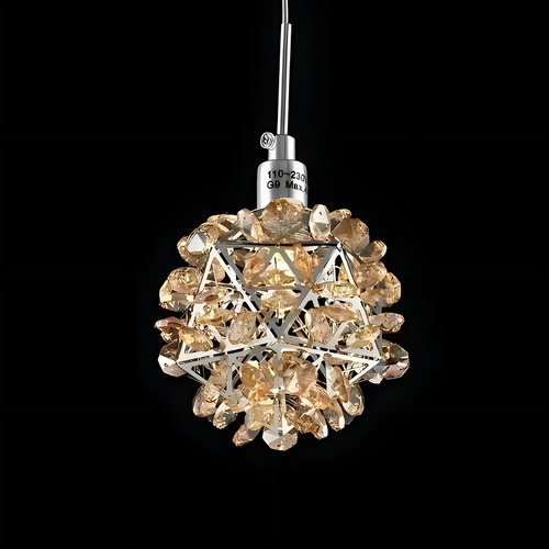 Pendente Luminária De Cristal Praga Lavabo Cabeceira Cama 110v/220v