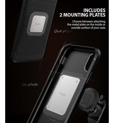 Imagen 8 de 10 de Soporte Celular Auto Magnetico Ringke Gear Car Mount Origina