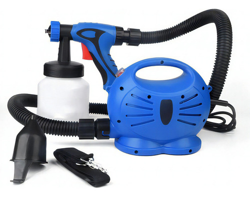Pistola eléctrica para pintar succión Mazzilli 650W de 800mL color azul 650W