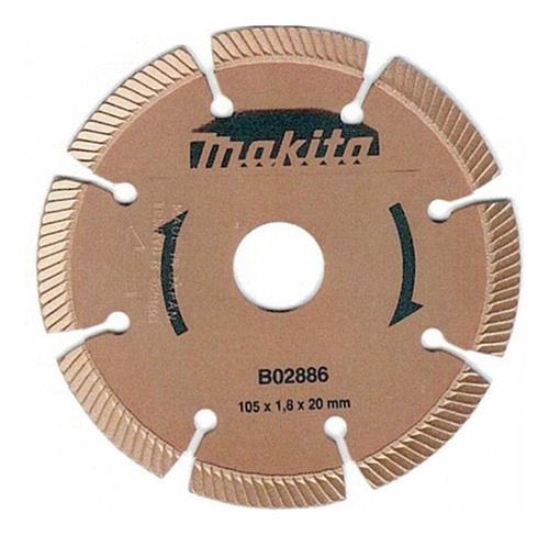 Disco Diamantado Makita Granito Seco 105m B-02886