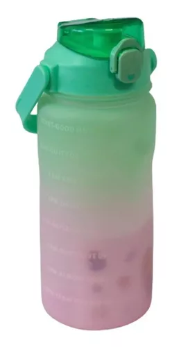 Vaso Bote Botella De Agua Termo Motivacional 2 Litros