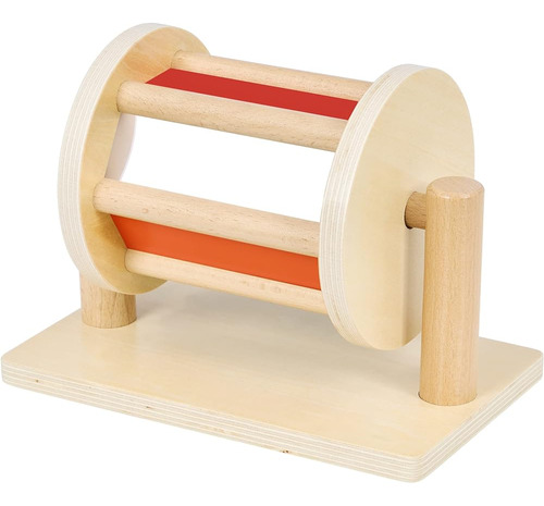 Moriteck Montessori Spinning Drum Baby Toy Para 6-12 Meses D
