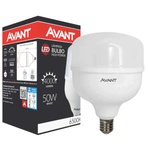 Lâmpada Alta Potência 50w E27 Branco Frio - Avant Cor da luz Branco-frio 110V/220V