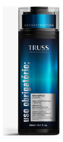 Truss Uso Obrigatório Kit Shampoo Condicionador E Reconstrut