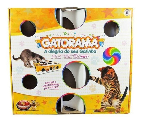 Juguete para gatos Labirinho de 2 bolas | Gatorama Hurricane Pet