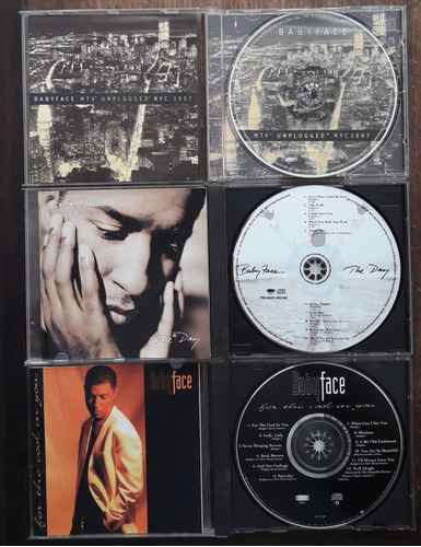 3x Cd (nm Babyface The Day Mtv Unplugged For The Cool In You