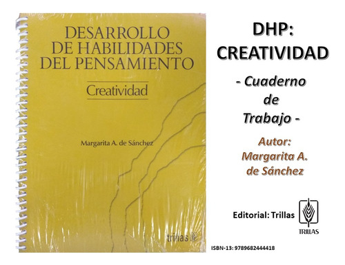 Libro Dhp Creatividad De Margarita Sanchez -cuaderno Trabajo