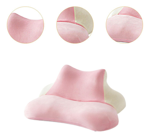 Almohada Para El Cuello, Cojín De Para Dormir, Rosa