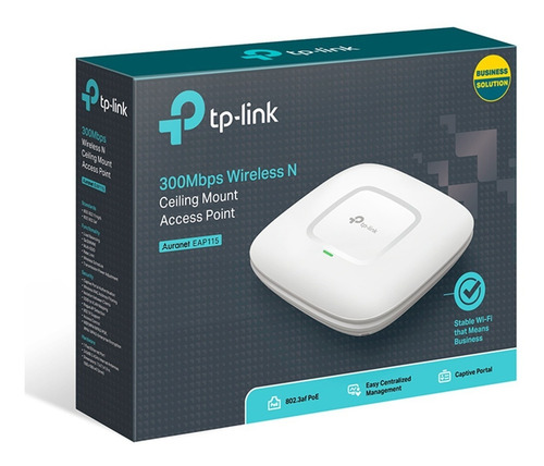 Tp-link, Punto De Acceso Inalámbrico Techo N 300mbps, Eap115