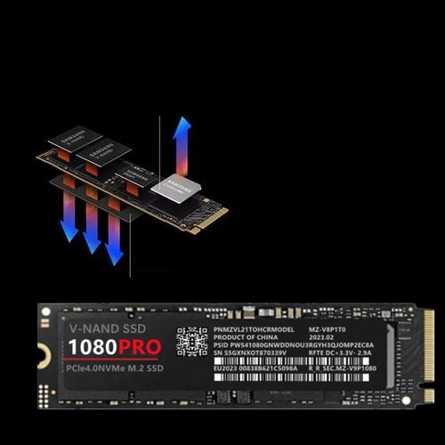 Disco Duro Ssd 4tb M.2 Solido Interno 1080 Pro Nvme M2