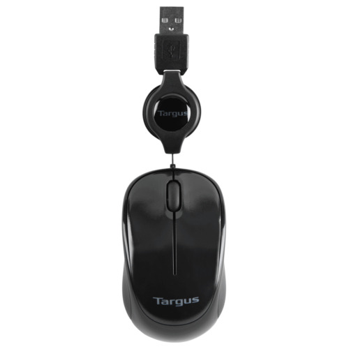 Mini Mouse Alambrico Targus Bluetrace Amu75us Retractil Usb
