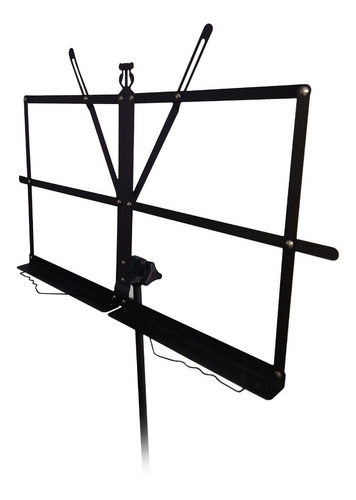 Imagen 2 de 6 de Atril Metálico Partitura Plegable + Funda