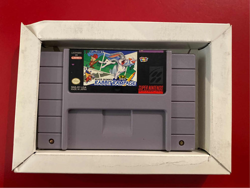 Bugs Bunny Rabbit Rampage Super Nintendo Snes Oldskull Games (Usado)