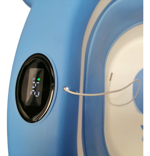 Tina Plegable Con Base Azul