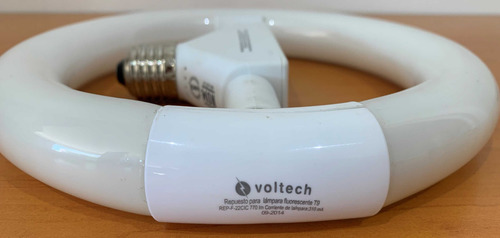 Lampara Circular De 22 W Con Adaptador. Marca Voltech