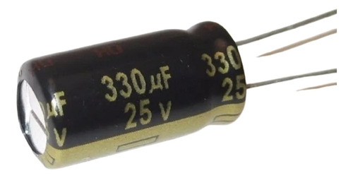 Condensador Electrolitico 330µf 330uf 330 Uf  25v 85°c   Gp