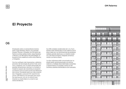 Imagen 3 de 18 de Departamento 2 Ambientes - Om Palermo