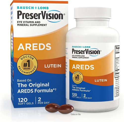 Preservision  Areds Eye Lutein Vitamin & Mineral  120 Soft