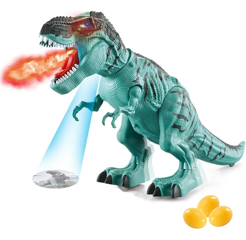 Dinosaurio De Juguete Escupe Fuego Jugueteria Pone Huevo 