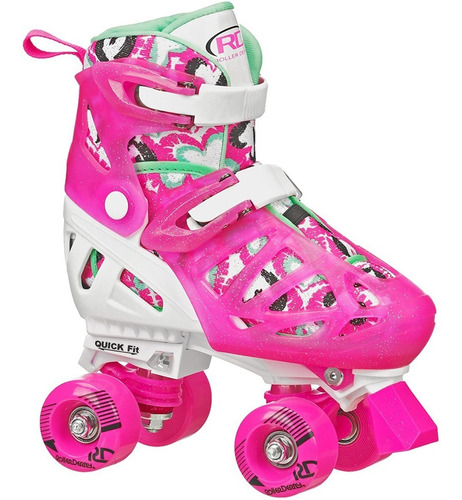 Imagen 1 de 4 de Patines De Niños 4 Ruedas Fire Star Derby Ajustables 30-34
