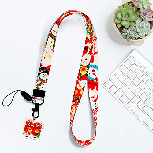 Lanyards De Navidad, Lanyards De Papá Noel Llaves, Lan...