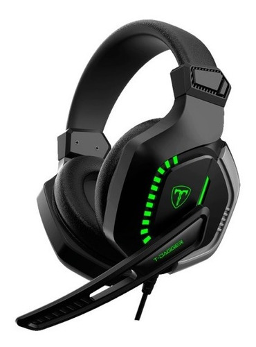 Imagen 5 de 7 de Auricular Gamer T-dagger T-rgh208 Eiger Supraaural Usb Negro