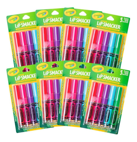 Liquid Party 8 Pack Crayola Lip Smacker Lipgloss