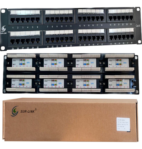 Patch Panel 48 Puertos Categoria 6