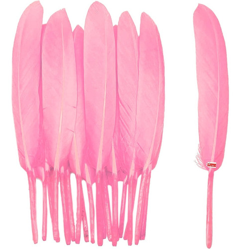 Pluma Pequeña 12cm Atrapasueño Souvenir Manualidades - Cc