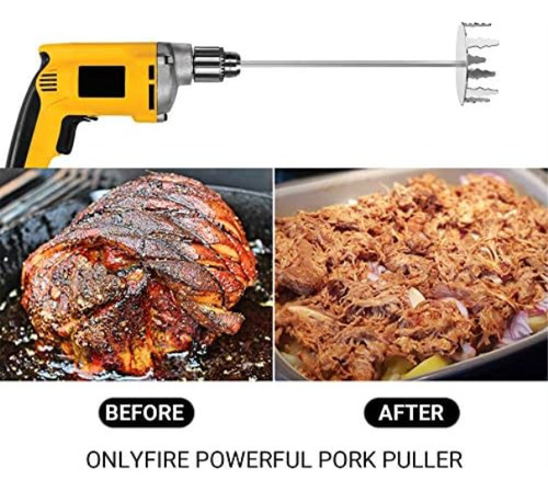 Extractor Onlyfire De Carne De Cerdo, 10 Cm, Alta Precisión