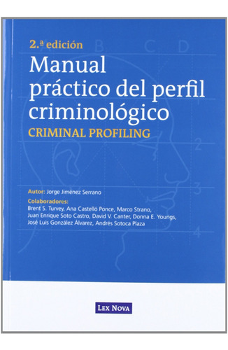 Libro. Manual Practico Del Perfil Criminologico
