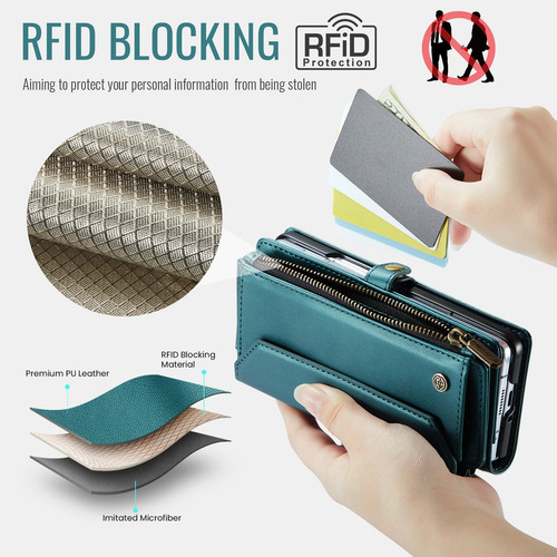 Funda De Cartera Con Cremallera For Samsung Zfold 6/5/4/3