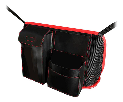 Universal Cars Pocket Bolso Titular Cuero Rojo 48x11x26cm