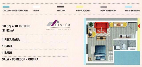 Departamento En Venta Utower En Monterrey - 32 M2, 1 Recámara - Ideal Para Inversionistas