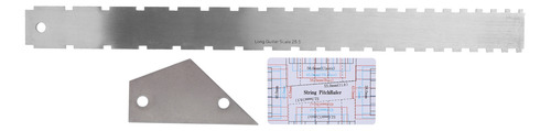 Guitarra Ruler Neck Straight Edge String Action Fret Rocker