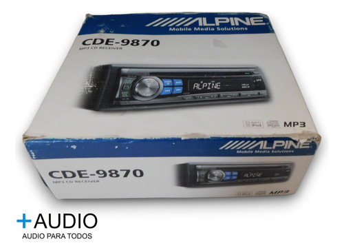 Autoestéreo Alpine Cde-9870 Compatible Ipod (Usado)
