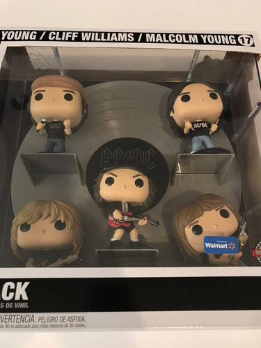 Funko Pop Album 17 Ac/dc Back In Black Ac Dc Walmart Exclusi (Usado)