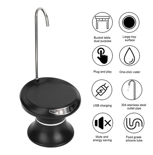 Dispensador De Agua, Bomba Eléctrica, Carga Usb, Bebida Embo