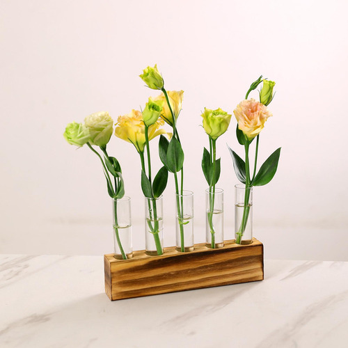 Vaso De Flores Para Decoração De Mesa Moderna Com Arte De