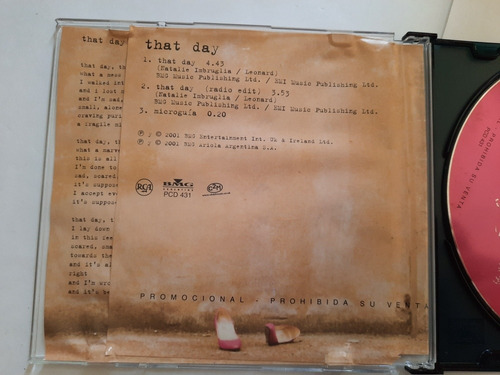 Natalie Imbruglia / That Day / Cd Single