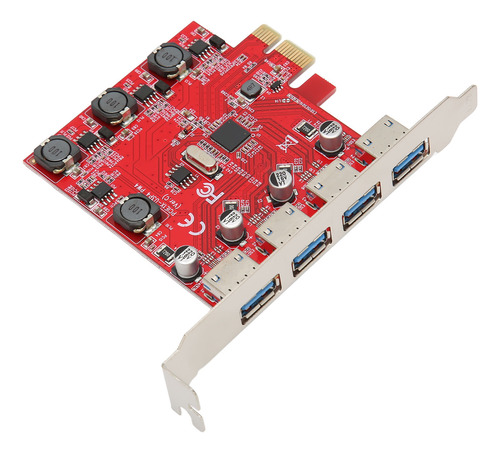 Tarjeta Pcie Usb 3.0, 4 Puertos, 5 Gbps, Expansión Pci Expre