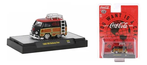 M2 Machines 1960 Vw Delivery Van Kool Kombi Coca-cola A34