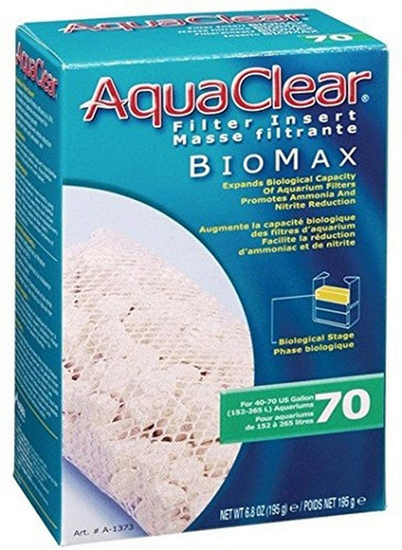 Aquaclear A1373 70-galones Biomax, Color Blanco