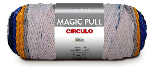 Lã Magic Pull Circulo - 1 Unidade Cor 9341 Abelha