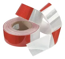 Comprar Cinta Reflectiva Roja Y Blanca En Rollo 5 Cm X 5metros 