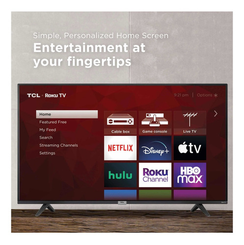 Imagen 10 de 10 de Televisor Tcl 43 Roku Tv 4k Smart Tv Uhd Clase 4