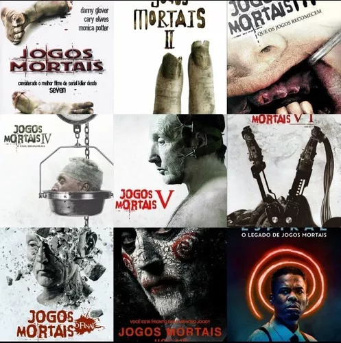 Dvds Jogos Mortais / Todos Os Filmes Jigsaw