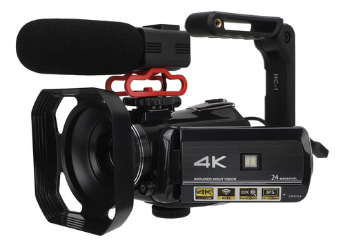 Videocámara Con Cámara Dv 4k 24 Mp Ultra Hd 3.0 Pulgadas Ips