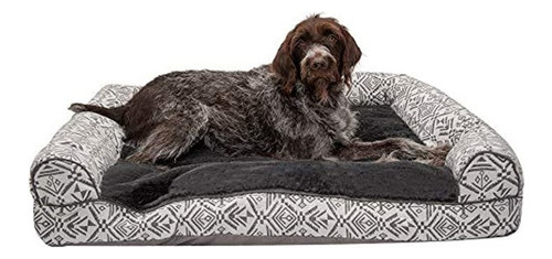 Furhaven Pet - Cama Tipo Almohada Para Perros Estilo Sofa Y